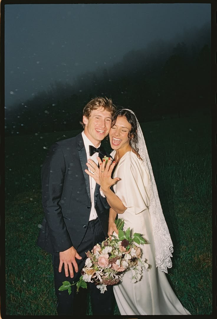 The newlyweds — polaroid shot